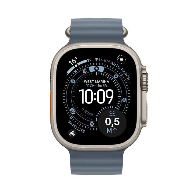 Watch Ultra 3 Cell 49mm Titane naturel Bracelet ocean Bleu náutico — prix de gros B2B