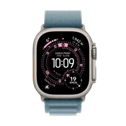 Watch Ultra 3 Cell 49mm Titane naturel Bracelet Loop Alpine bleu clair L — prix de gros B2B