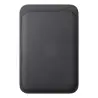 Cartera de tressé fin avec MagSafe pour el iPhone Noir — prix de gros B2B