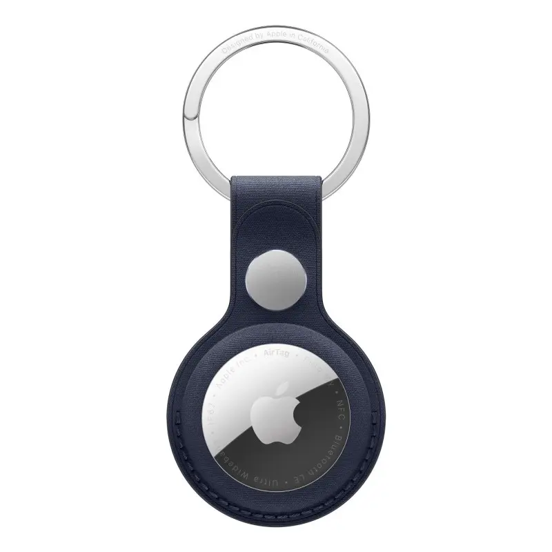 Porte-clés tressé fin AirTag Bleu marine Apple en gros B2B 📦