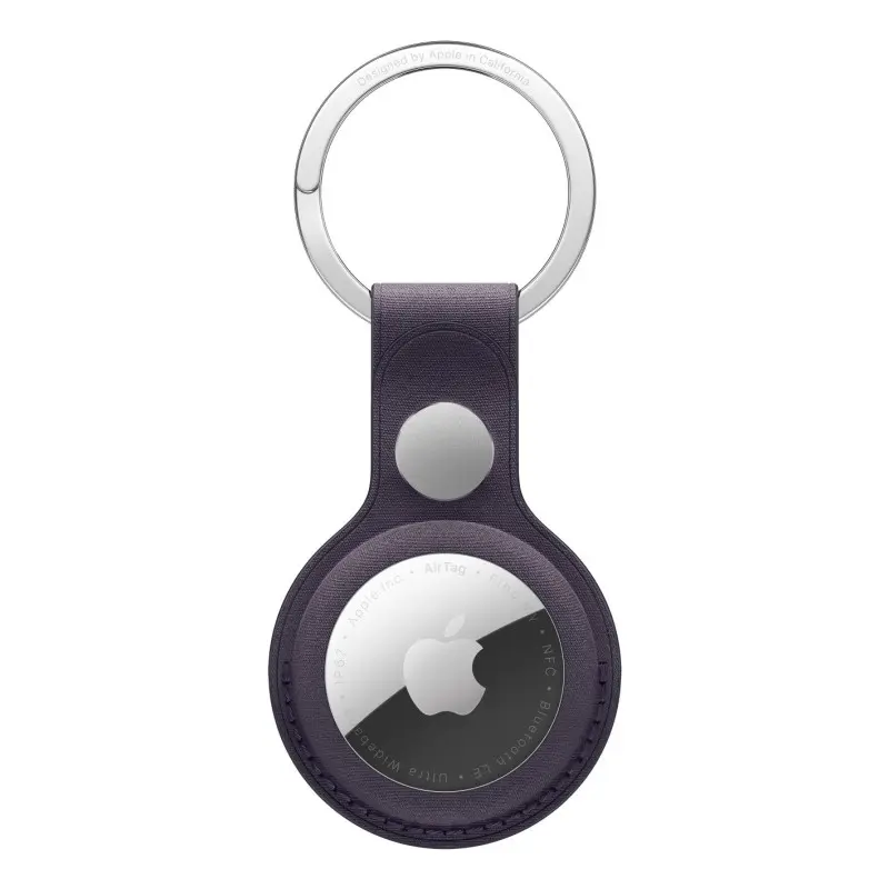 Porte-clés tressé fin AirTag Violet nuit Apple en gros B2B 📦