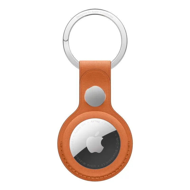 Porte-clés tressé fin AirTag Orange zorro Apple en gros B2B 📦