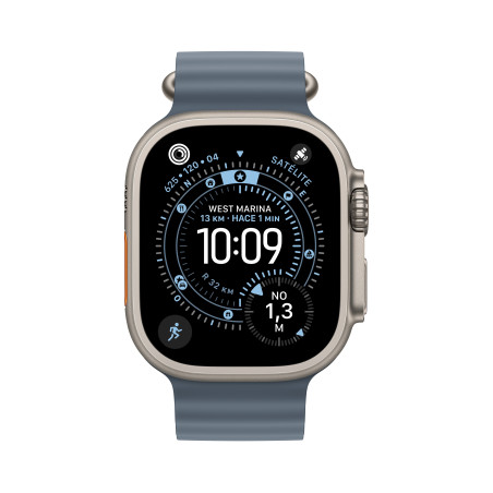 Watch Ultra 3 Cell 49mm Titane naturel Bracelet ocean Bleu náutico — prix de gros B2B
