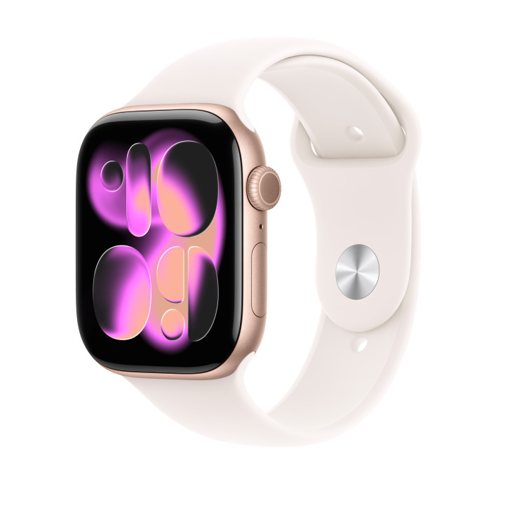 Watch 11 Cell 46 mm Or Bracelet Sport Lumière stellaire M/L Apple en gros B2B 📦