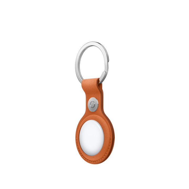 Porte-clés tressé fin AirTag Orange zorro Apple en gros B2B 📦