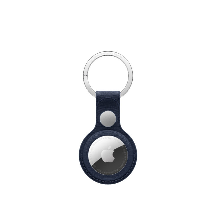 Porte-clés tressé fin AirTag Bleu marine Apple en gros B2B 📦