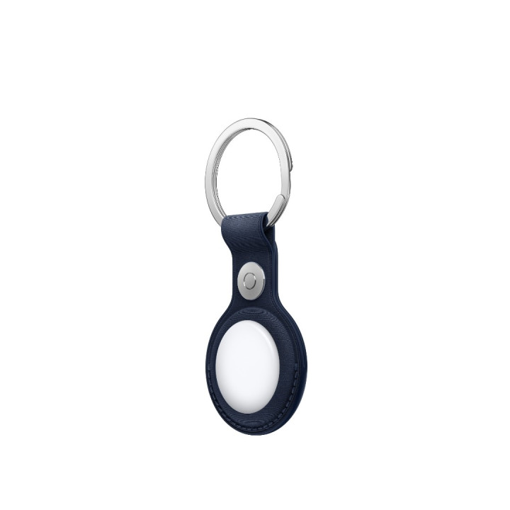 Porte-clés tressé fin AirTag Bleu marine Apple en gros B2B 📦