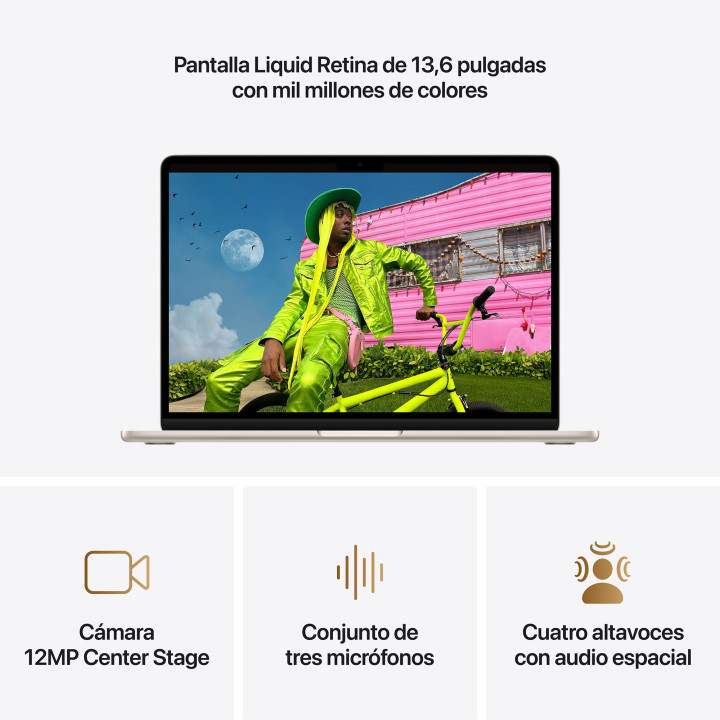 MacBook Air 13 M5 16GB 1TB Lumière stellaire Apple en gros B2B 📦