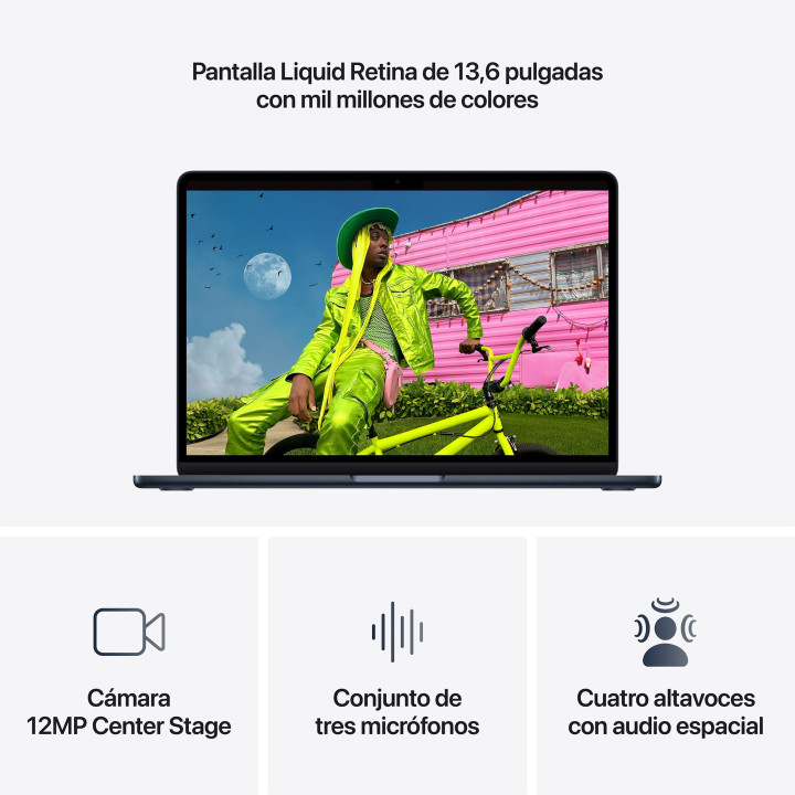 MacBook Air 13 M5 16GB 512GB Minuit Apple en gros B2B 📦