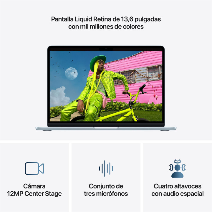 MacBook Air 13 M5 16GB 512GB Bleu ciel Apple en gros B2B 📦
