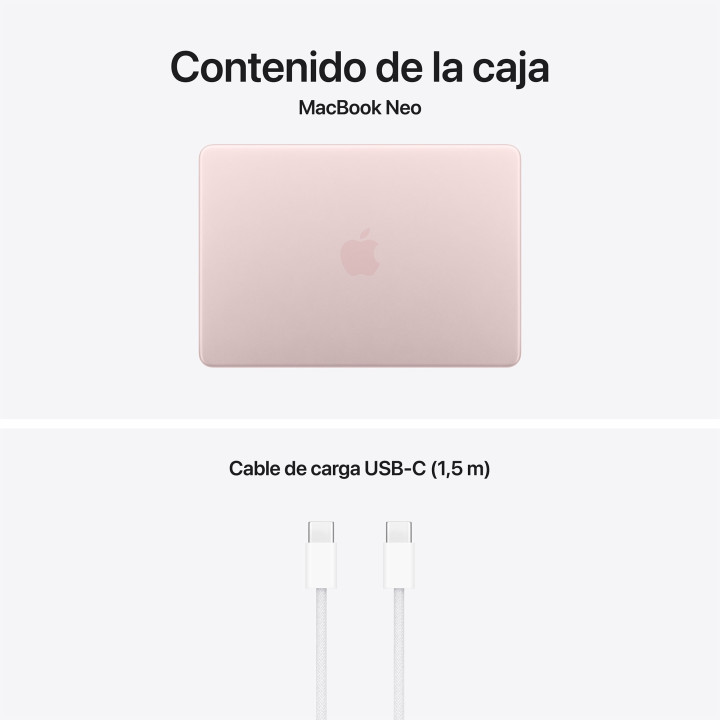 MacBook Neo A18 Pro 8GB 512GB Touch ID Rose nube Apple en gros B2B 📦